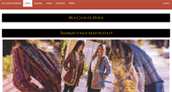 Desktop Screenshot of lacasadedora.com